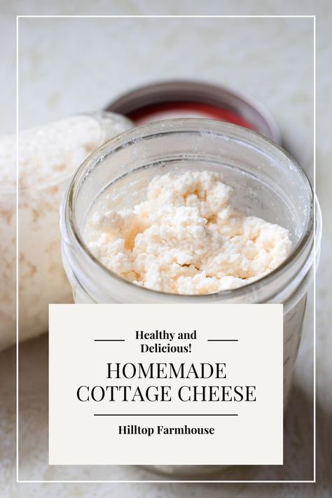 Cottage Cheese Diy How To Make, Cottage Cheese Granola, Diy Cottage Cheese Homemade, Making Cottage Cheese At Home, How To Make Cottage Cheese Homemade, Homemade Cottage Cheese Recipes, Home Made Cottage Cheese Recipes, Diy Cottage Cheese, How To Make Cottage Cheese