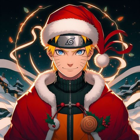 Christmas Naruto, Naruto Christmas, Anime Santa, Sublimation Wallpaper, Merry Christmas Wallpaper, Alice Book, Xmas Wallpaper, Anime Christmas, Naruto Boruto