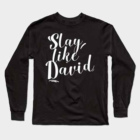 A modern and stylish design inspired by the biblical story of David, perfect for those who want to show their faith and commitment to Christianity. -- Choose from our vast selection of Long Sleeve T-Shirts to match with your favorite design to make the perfect custom graphic Long Sleeve T-shirt. Pick your favorite: Classic or Premium. Customize your color! For men and women. Christian Sweatshirts, Story Of David, Uplifting Bible Verses, Church Shirt, Christian Sweatshirt, Meaningful Messages, Christian Shirt, Hoodies Design, Faith Based