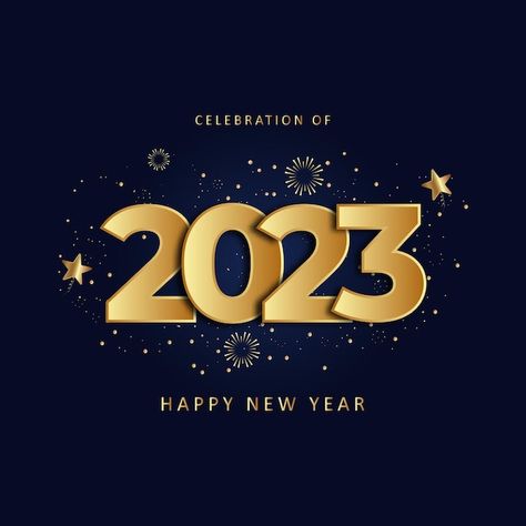 Celebration of happy new year 2023 gold ... | Premium Vector #Freepik #vector #2023-3d #christmas-2023 #2022-background #2022 Cold Pictures, Newyear 2023, Greeting Poster, Pakistani Clothes Online, Happy New Year 2023, Pakistani Clothes, New Year 2023, Unique Poster, Psd Icon