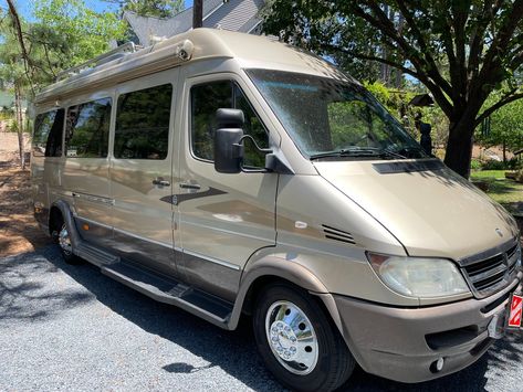 2004 Airstream Dodge Sprinter Interstate 22. Excellent condition, Mercedes 5 cylinder Turbo Diesel. 106,562 miles. 2023 new turbo, 2023 new glow plugs, 2023 new batteries, 2023 generator serviced, 113.2 hours on generator, 2923 refrigerator serviced, 2022 replaced rear wheel bearings, 2022 diagnostics, 2022 new microwave, TV, 22 MPG. Southern Pines North Carolina, Airstream For Sale, Airstream Trailers For Sale, Southern Pine, Airstream Trailers, North Carolina, Refrigerator, Batteries, Dodge