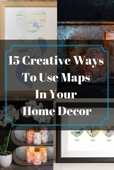 Create gorgeous diy home decor on a budget to sooth your inner wanderlust. Maps are a great way to decorate your home beautifully and on a budget. #diyhomedecor #decor #home #diyhome #maps #wanderlut #traveler #travel #diyhomedecor Homemade Wall Decorations, Small Craft Rooms, Shabby Chic Painting, Simple Macrame, Closet Organization Diy, Home Decor On A Budget, Decor On A Budget, Map Decor, Crafts To Make And Sell