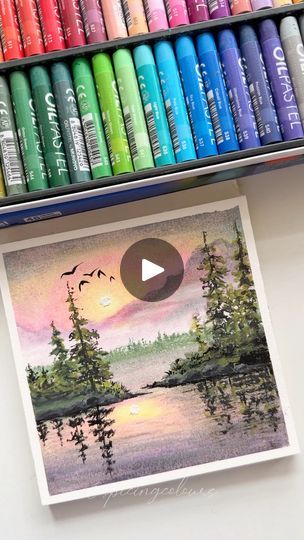 4.3K views · 113 reactions | Oil Pastel Sunrise view from lake | Paint this beautiful Sunrise from the lake using Oil pastels. Mungyo Oil Pastels ! Use watercolour paper with medium texture for better results . I hope... | By spicingcolours | Facebook Pastel Sunrise, Using Oil Pastels, Oil Pastel Landscape, Oil Pastels, Watercolour Paper, Beautiful Sunrise, Pastel Art, Oil Pastel, Watercolor Paper