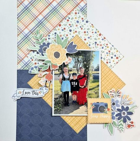 Umbrella Scrapbook Layout, Love Scrapbook Layouts, 6 X 8 Scrapbook Layouts, Scrapbook Layouts Using 6x6 Paper Pads, Single Photo Scrapbook Layout, 1 Photo Scrapbook Layout, 8 5 X 11 Scrapbook Layouts, Two Page Scrapbook Layouts, 2 Page Scrapbooking Layouts