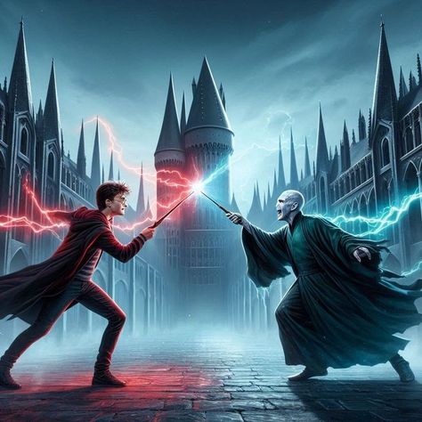 Harry Potter Vs Voldemort, Harry Potter Party, The Castle, Disney Love, Harry Potter, Castle, Anime, Art