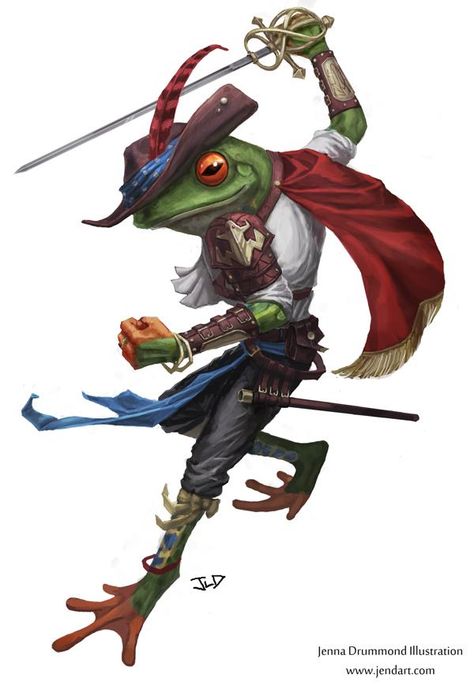 Dnd Species, Pf Ideas, Dnd Animals, Hybrid Creatures, Pathfinder Character, Characters Design, Male Character, Frog Art, Fantasy Races