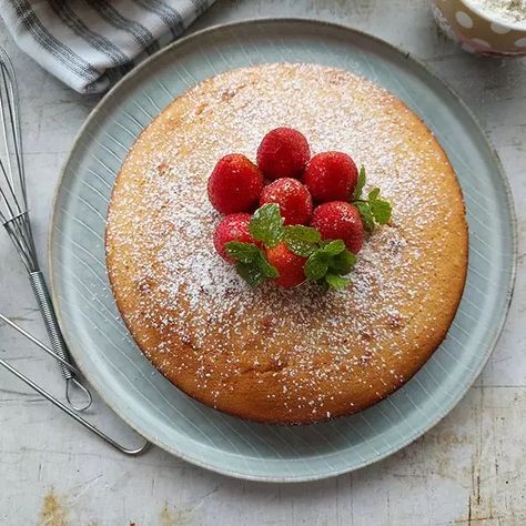 "This 5 ingredient whipped cream cake is truly the hidden gem of vintage recipes. Instead of butter and oil, heavy or whipping cream is whisked into the batter.  This produces the most luscious velvety, textured cake with incredible flavor. Simple enough to be dusted with powdered sugar, but also sturdy enough to be covered with fondant.  Delicious, easy and budget friendly too, it is the perfect base for birthday cakes, celebration cakes or a quick dessert.  Whipped cream cake is a fine cake, Vanilla Cake With Whipped Cream Frosting, Baseless Cream Cake, Heavy Whipping Cream Pound Cake, 3 Ingredient Whipped Yogurt Cake, Stable Whipped Cream Frosting For Cakes, Stabilized Whipped Cream Frosting With Pudding, Cake No Butter, Textured Cake, Copycat Drink Recipes