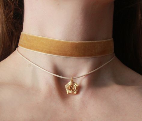 Fimo Necklace, Wide Choker Necklace, Polymer Clay Rose, Gold Flower Necklace, Hand Rose, Clay Rose, Rose Choker, Necklace Polymer Clay, Choker Collar Necklace