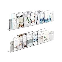 Wall Hanging Bookshelf, Hanging Bookshelf, Acrylic Wall Shelf, Literature Organizer, Hanging Bookshelves, Book Display Shelf, Brochure Holder, Floating Bookshelves, Brochure Holders