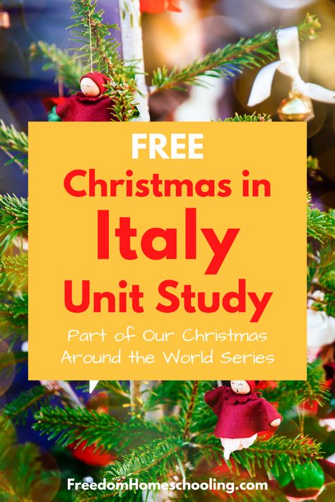 In this free unit, your child will learn about how Christmas is celebrated in Italy. This low-prep unit can be used with a all ages. Christmas In Italy For Kids, Italy Christmas Crafts For Kids, Christmas In Italy Crafts For Kids, Games For Kids Christmas, Blossom And Root, Family Christmas Activities, Italian Christmas Traditions, December Themes, Themed Baking