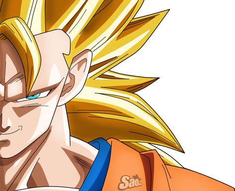 Anime Half Face Drawing, Anime Half Face, Half Face Drawing, Drawing Goku, Goku Face, Goku Black Ssj, Dbs Broly, Goku Ssj3, Bicycle Drawing