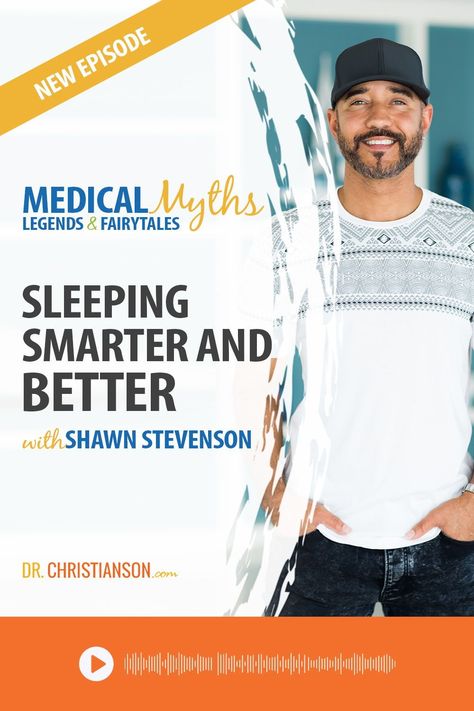 Shawn Stevenson from The Model Health Show joins me on this episode of the #MedicalMyths podcast to discuss how your food choices affect your sleep. Listen here to learn how to optimize sleep with what you eat! #InGoodHealth Shawn Stevenson Recipes, Shawn Stevenson, Adrenal Reset, Reset Diet, Adrenal Health, Rem Sleep, Health Podcast, Integrative Health, Liver Detox