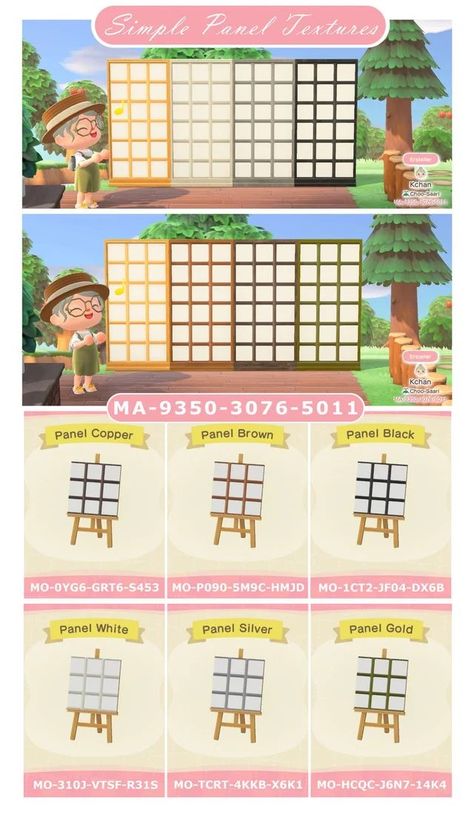 Japanese Simple Panel Acnh, My Neighbor Totoro Acnh Codes, Acnh Simple Panel Qr, Acnh Screen Panel Designs, Acnh Simple Panel Codes, Animal Crossing Panel Design, Acnh Panel Design, Animal Crossing Simple Panel Design, Acnh Panel Design Codes