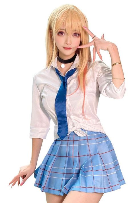 My Dress Up Darling Cosplay, My Dress Up Darling, Dress Up Darling, Marin Kitagawa, Uniform Dress, Anime Cosplay Costumes, Cosplay Characters, Girls Uniforms, Doll Costume