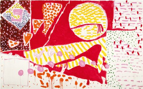 Patrick Heron, Selvedge Magazine, British Artists, Red Garden, Garden Painting, British Art, Abstract Oil, Oil Painting Abstract, Art Plastique