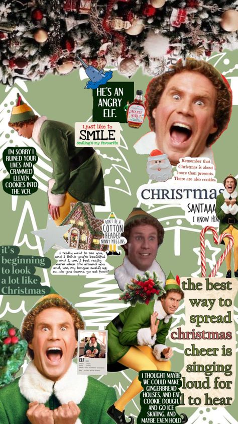 Christmas Wallpaper Buddy The Elf, Buddy The Elf Wallpaper, Christmas Tree Wallpaper Iphone, Buddy The Elf Quotes, Christmas Lockscreen, Christmas Wallpaper Iphone Cute, Christmas Background Images, Christmas Dreaming, Christmas Wallpaper Backgrounds