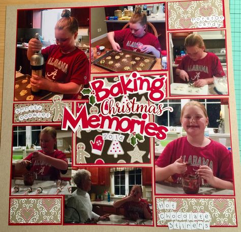 Christmas Baking Scrapbooking Basics, Girly Scrapbook, Romantic Scrapbook, Nature Scrapbook, Baby Boy Scrapbook Layouts, Scrapbook Examples, Summer Scrapbook Layouts, Boy Scrapbook Layouts, Christmas Scrapbook Pages