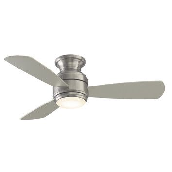 You'll love the 44" Level 3 Blade Ceiling Fan with wall control at Wayfair - Great Deals on all Lighting  products with Free Shipping on most stuff, even the big stuff. 3 Blade Ceiling Fan, Best Ceiling Fans, Contemporary Ceiling Fans, Dimmable Led Lights, Led Ceiling Fan, Modern Ceiling Fan, Glass Lamp Shade, Ceiling Fan With Remote, California Homes