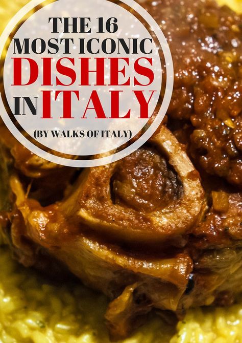 The 16 Most Iconic Foods to Eat in Italy Famous Italian Dishes, Recipe Icon, Italian Recipes Traditional, Italy Food, Italian Dinner, Italian Recipes Authentic, Cooking Ingredients, Italian Dishes, Italian Restaurant