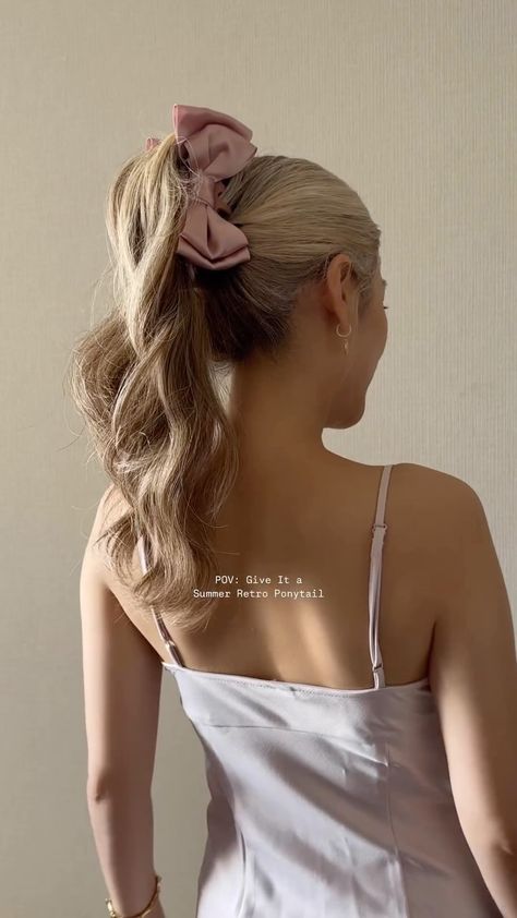 Instagram Hair By Volume, Barbie Ponytail, Jaw Clip, Jennifer Behr, Old Love, Volume Hair, Aesthetic Hair, Prom Hair, Hair Hacks