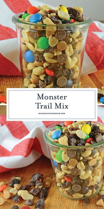 Monster Trail Mix, Homemade Trail Mix Recipes, Snacks Chips, Trail Mix Recipes, Homemade Trail Mix, Camping Snacks, Chex Mix Recipes, Snack Mix Recipes, Mix Recipes