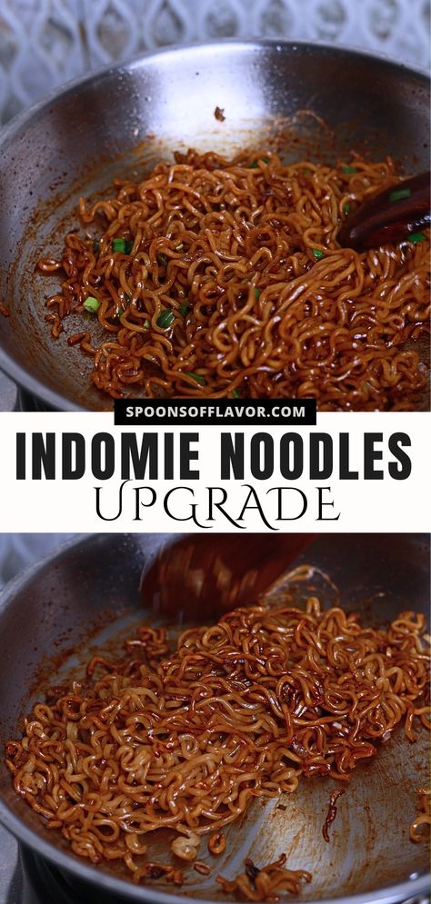 Upgrade your instant noodles with this flavorful Indomie noodles recipe. Enjoy a quick and delicious dish bursting with umami and a hint of spice. Indomie Recipe, Indomie Noodles, Easy Weeknight Dinner Ideas, Weeknight Dinner Ideas, Healthy Tasty Recipes, Noodles Recipe, Ethnic Food, Recipe From Scratch, Easy Weeknight Dinner