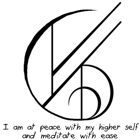 Symbolic Symbols, My Higher Self, I Am At Peace, Quotes Flowers, Ritual Magic, Magick Symbols, Sigil Tattoo, Chaos Magic, Witch Stuff