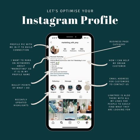 Amy | Marketing Strategist on Instagram: “These are the tips you need to refresh your Instagram Profile 🧹️✨⁣ ⁣ Your Instagram profile is the number 1 thing that people will use to…” Luxury Bio For Instagram, Insta Business Profile Ideas, Instagram Bio Ideas For Editors, Standard Instagram Bio, How To Maintain Instagram Profile, Instagram Business Profile, Instagram Insights Explained, Instagram Business Account, Name For Instagram