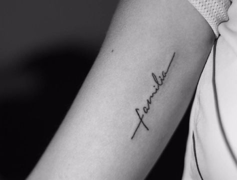 #family #tattoo #familia Simbols Tattoo, Rosen Tattoo Frau, Enough Tattoo, Family Tattoo, Small Tattoos Simple, Wrist Tattoos For Women, Music Tattoo, Music Tattoos, Tattoo Feminina