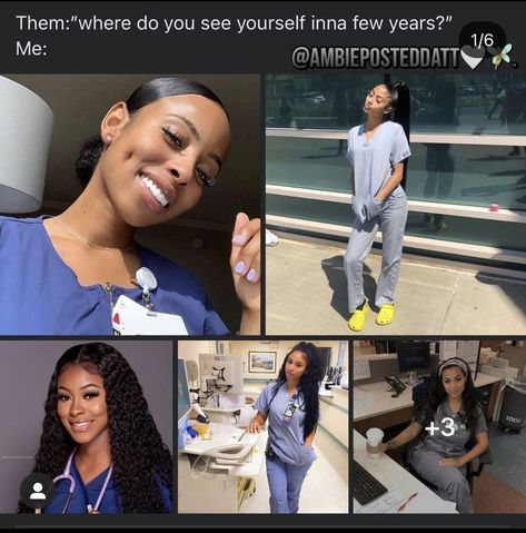 Black Doctors Aesthetic, Nursing Tweets, Black Nurses Goals, Nurse Goals, Nurse Bae, Nursing School Inspiration, Nursing Goals, Nursing Motivation, Dream Life Goals