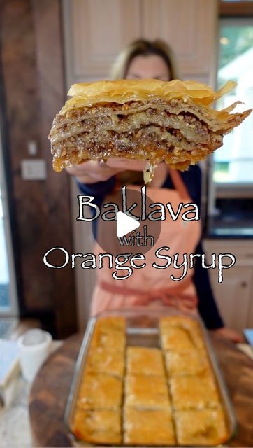 207K views · 14K likes | Shereen Pavlides on Instagram: "Baklava with Orange Syrup. Confectioners sugar, is not commonly added, but you can, if you’re feeling fancy 😉
.
.
#baklava #greekfood #foodies #cookingwithshereen" Shereen Pavlides, Cloves Recipes, Apple Crisp Bars Recipe, Mediterranean Desserts, Greek Recipes Dessert, Baklava Recipe, Orange Syrup, Greek Desserts, Fine Cooking