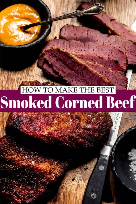 Smoked Corned Beef Brisket, Roasted Corned Beef, Best Corned Beef Recipe, Baked Corned Beef, Smoked Corned Beef, Corned Beef Recipe, Cooking Corned Beef, Corn Beef, Beef Brisket Recipes