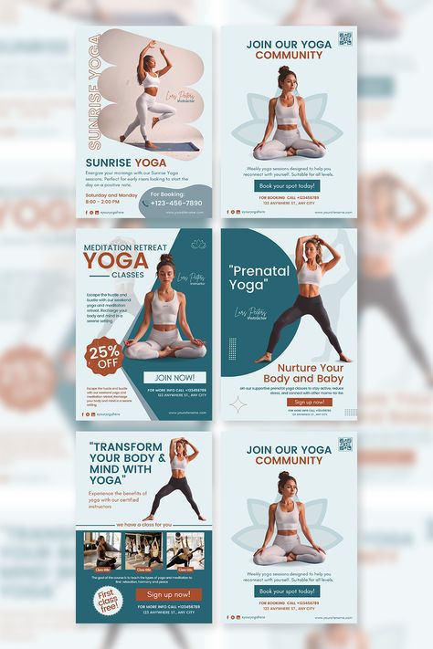 yoga online classes flyer poster template  editable Yoga Classes Poster, Yoga Class Poster, Sunrise Yoga, Prenatal Classes, Class Poster, Yoga Online, Online Yoga Classes, Meditation Retreat, Prenatal Yoga