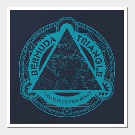 The Bermuda Triangle, also known as the Devil's Triangle, is a loosely defined region in the western part of the North Atlantic Ocean where a number of aircraft and ships are said to have disappeared under mysterious circumstances. Most reputable sources dismiss the idea that there is any mystery.The vicinity of the Bermuda Triangle is amongst the most heavily traveled shipping lanes in the world, with ships frequently crossing through it for ports in the Americas, Europe and the Caribbean islan Bermuda Triangle Art, Bermuda Art, North Atlantic Ocean, The Bermuda Triangle, Triangle Symbol, Real Angels, Personal Investigation, Private Aircraft, Triangle Art