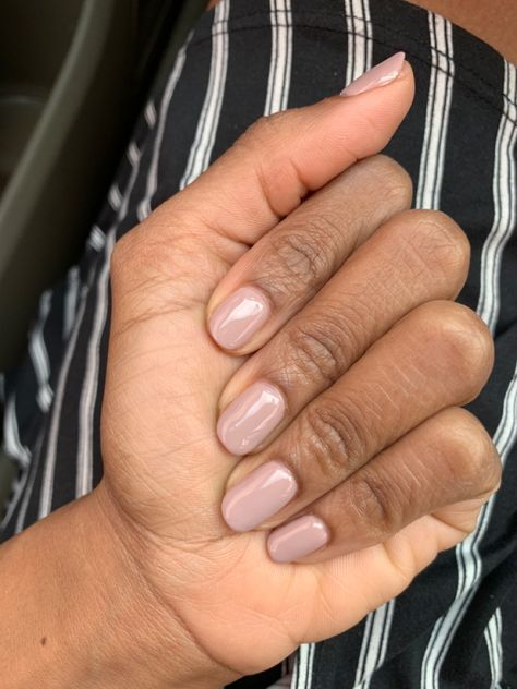 Black Skin Nails Polish, Natural Nail Designs For Dark Skin, Neutral Nail Polish Dark Skin, Dnd 444 Short N Sweet, Dnd Gel Polish Colors On Dark Skin, Dnd Short N Sweet Polish, Short Nail Designs For Black Skin, Minimalist Nails On Dark Skin, Dark Skin Manicure Nails