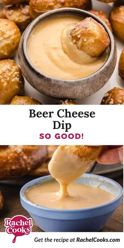 This beer cheese dip recipe is a pub-style recipe you can easily make at home! Beer adds boldness and depth to cheese sauce, making it even more delicious. Serve it with soft pretzels for a game day snack! Cheese Dip For Soft Pretzels, Pretzel Beer Cheese, Beer Cheese Recipe, Pub Cheese, Beer Cheese Dip Recipe, Beer Cheese Fondue, Beer Cheese Sauce, Cheese Dipping Sauce, Beer Sauce