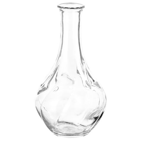 VILJESTARK Vase, clear glass - Find it here - IKEA Ikea Vases, Recycling Facility, Rose Vase, Wedding Vases, Single Flower, Bunch Of Flowers, Centre Pieces, Small Vase, Wine Decanter