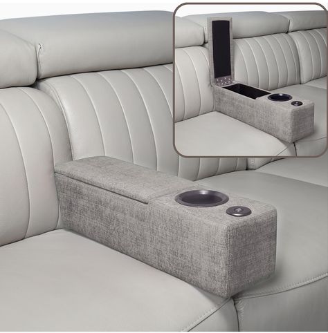 This Armrest with cup holder fit into any gap between two sofas, the 3/' wide cup holder can hold most glasses and large storage space for remote controls and mobile phones, perfect for families who like to keep things tidy. Cup Holder For Couch, Couch With Cup Holders, Couch Cup Holder, Two Sofas, Couch Tray, Couch Accessories, Sofa Armrest, U Shaped Couch, Foam Sofa