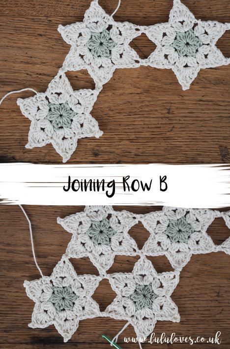 Free Crochet Pattern - Star Posy Table Runner Crochet Star Table Runner, Crochet Snowflake Table Runner, Crochet Star Motif, Crochet Bunting Pattern, Crochet Star Patterns, Crochet Granny Square Tutorial, Bunting Pattern, Crochet Socks Pattern, Crochet Star