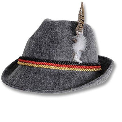 Beistle Company - German Alpine Hat Adult Oktoberfest Hat, German Hats, German Party, Oktoberfest Decorations, German Costume, German Oktoberfest, Oktoberfest Costume, Oktoberfest Outfit, Alpine Style