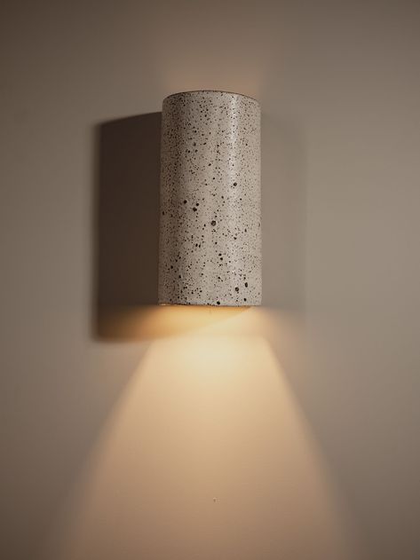 Dusk Tall Interior | We Ponder Ceramic Lights Ceramic Wall Lights, Eggshell White, Balance Art, Wall Lighting Design, Down Light, Ceramic Light, Wall Finishes, Lighting Guide, Handmade Charms