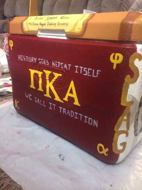 Pike Cooler #fratcooler Pike Frat Cooler, Pike Cooler, Pike Fraternity, Formal Coolers, Frat Formal, Formal Cooler Ideas, Formal Cooler, Pi Kappa Alpha, Tri Delt