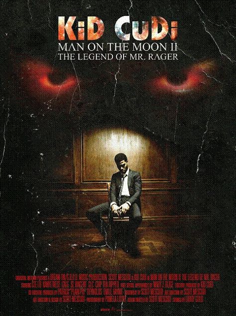 Kid Cudi Uiuc Dorm, Kid Cudi Mr Rager, Kid Cudi Art, Kanye Kid Cudi, Kid Cudi Wallpaper, Kid Cudi Albums, Kid Cudi Poster, Dark Entity, Music Poster Ideas