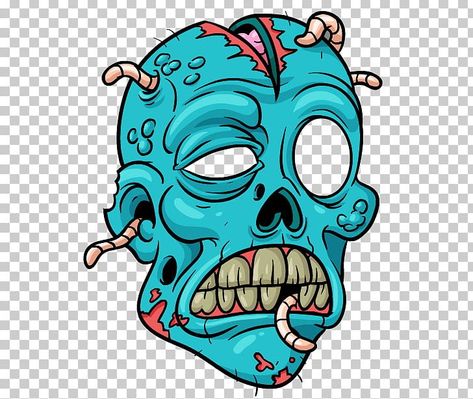 Zombie Mouth Drawing, Zombie Png, Zombie Drawing, Zombie Drawings, Zombie Brains, Zombie Cartoon, Zombie Illustration, Zombie Face, Fathers Day Coloring Page