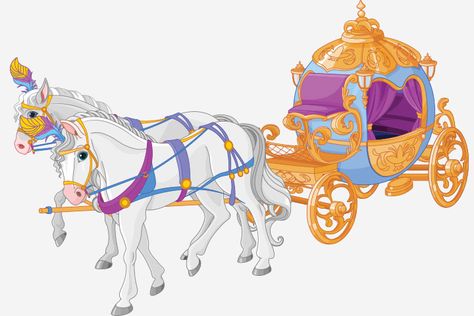 The fascinating Cinderella story Disney Horses, Cinderella Characters, Cinderella Coach, Horses Art, Cinderella Carriage, Mughal Art, Event Props, A Cinderella Story, Valentines Art