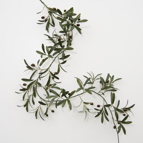 Magnolia's Fall Collection Is Here, and Believe Us When We Say It's Un-Be-Leaf-Able Olive Garland, Olive Branch Garland, Magnolia Market Waco, Branch Garland, Magnolia Market Joanna Gaines, Greek Party, Chip Joanna Gaines, Olive Wreath, Chip And Jo