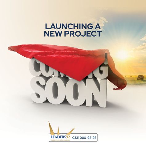 Get ready to be a part of something big! Leaders 92 is gearing up to unveil their latest project, and you won't want to miss out. Stay tuned for updates and be the first to know about this exciting new venture. Contact us Today. UAN 0331 000 92 92 Expanding Your Dreams #ComingSoon #LuxuryLiving #RealEstate New Project Launch Real Estate, Tiles Creative Ads Poster, Opening Soon Creative Ads, Realestate Creative Ad, Stay Tuned Design, Real Estate Banner, Church Media Design, Real Estate Advertising, Real Estate Marketing Design