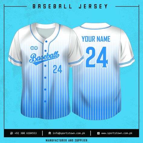 New sportswear sublimated baseball jersey with customized design and logos. We are pleased to inform you that we are a professional manufacturer and supplier having complete range of custom designs of sportswear, teamwear, outerwear, sublimated garments, Bags, and accessories. We are looking for new customers who need a reliable supplier for their own custom designs. If you are interested, please contact us for more details. How we work and satisfy our customers in reality; ⠀⠀⠀ 👉 Designing ... Softball Jerseys Designs, Softball Jerseys, Team Wear, Jersey Design, Bags And Accessories, Baseball Jersey, Baseball Jerseys, Professions, Softball