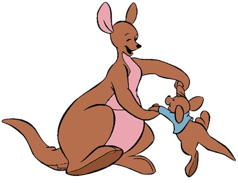 Kanga And Roo Drawing, Kanga From Winnie The Pooh, Kanga Winnie The Pooh, Winnie The Pooh Kanga, Eeyore Tattoo, Roo Winnie The Pooh, Kanga And Roo, Nursery Embroidery, Cats Art Drawing