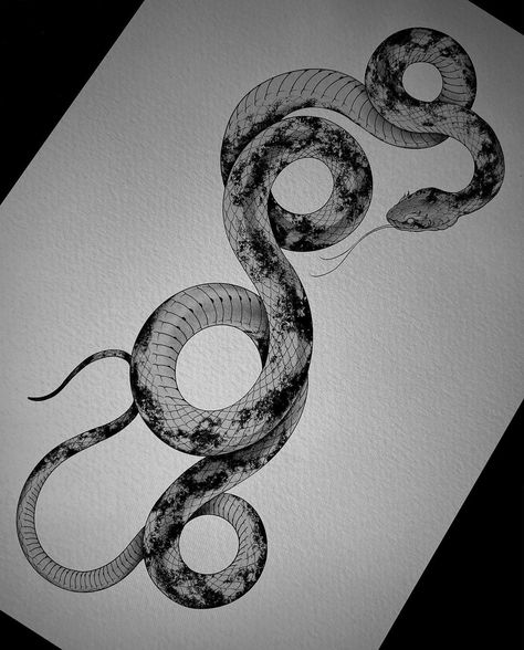 Out of Step Books & Gallery on Instagram: “Digging this rad #python #snake #tattoodesign that @khalblk created. Khal has lots of awesome #tattoos and #artwork to enjoy, so head on…” Snake Illustration, Filigree Tattoo, Serpent Tattoo, Snake Drawing, Special Tattoos, Snake Tattoo Design, Rabbit Tattoos, Python Snake, Snake Art